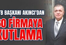 Akıncı: “Gaziantep, üretimden aldığı gücü ihracata dönüştürmeye devam ediyor”