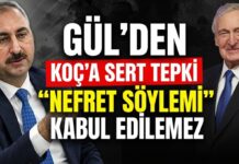 Gül: “Nefret söylemi, mizah kılıfı ile asla mazur gösterilemez, kabul edilemez”