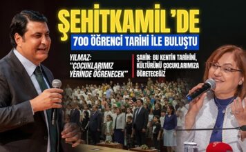 Gaziantep’te öğrenciler tarihi yerinde öğreniyor