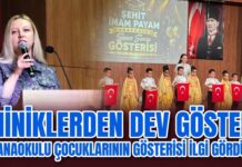 Gaziantep’ta anaokulu öğrencilerinden muhteşem gösteri