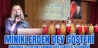 Gaziantep’ta anaokulu öğrencilerinden muhteşem gösteri
