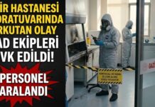 Gaziantep Şehir Hastanesi Mikrobiyoloji Laboratuvarı’nda bir personel yaralandı
