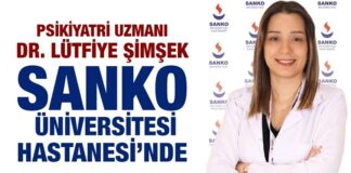 Psikiyatri Uzmanı Dr. Şimşek SANKO Üniversitesi Hastanesi’nde
