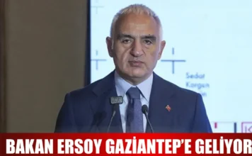 Bakan Ersoy Gaziantep’te Dijital Sanat Müzesi açılışını yapacak, Kongre Merkezi’nin temelini atacak