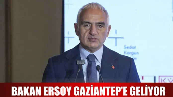 Bakan Ersoy Gaziantep'te Dijital Sanat Müzesi açılışını yapacak, Kongre Merkezi'nin temelini atacak