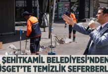 Şehitkamil Belediyesi ekipleri KÜSGET’i temizledi