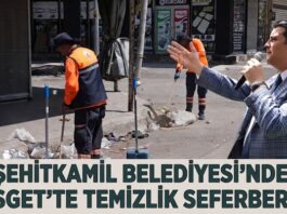 Şehitkamil Belediyesi ekipleri KÜSGET’i temizledi