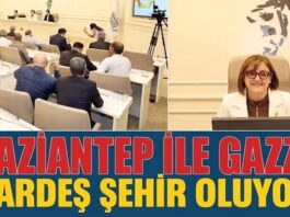 İlk resmi adım atıldı: Gaziantep ve Gazze kardeş şehir oluyor