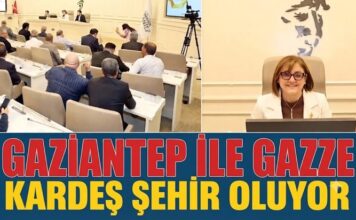 İlk resmi adım atıldı: Gaziantep ve Gazze kardeş şehir oluyor