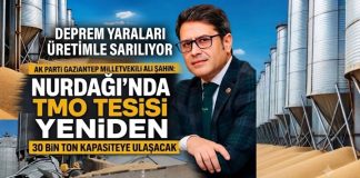 AK Parti Gaziantep Milletvekili Ali Şahin’den Nurdağı müjdesi