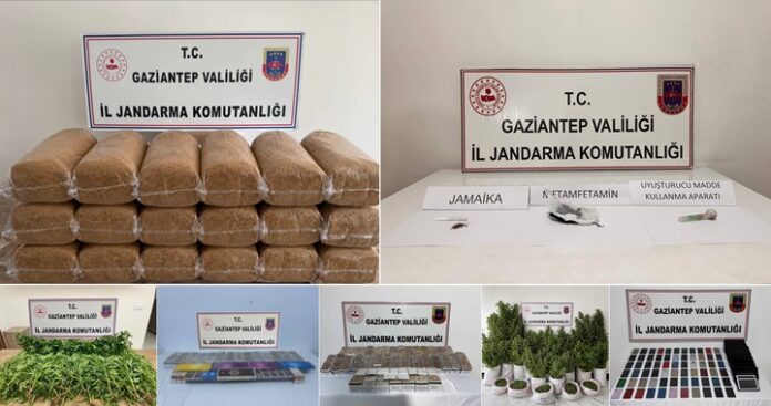 Jandarmadan Gaziantep'te büyük operasyon: 46 kişi tutuklandı