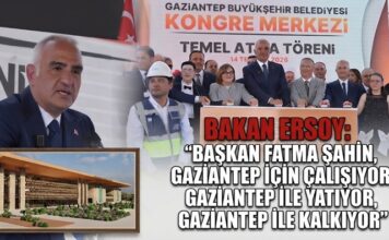 Gaziantep’te yeni Kongre ve Fuar Merkezi için ilk adım atıldı