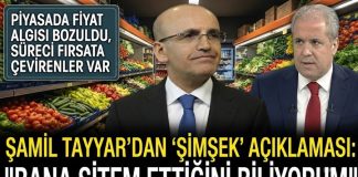 Tayyar: Gaziantep’te birlikte siyaset yaptığım Şimşek’in bana sitem ettiğini biliyorum