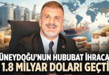 Sevindiren haber: Güneydoğu Anadolu’nun hububat ihracatı 1,8 milyar doları aştı