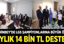 Ayda 14 bin lira! Gaziantep’te Şahinbey Belediyesi başarılı öğrencileri ödüllendiriyor