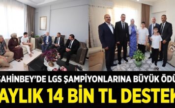Ayda 14 bin lira! Gaziantep’te Şahinbey Belediyesi başarılı öğrencileri ödüllendiriyor