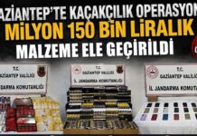 Gaziantep’te kaçakçılık operasyonu: 3 gözaltı