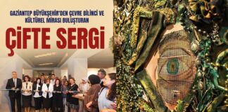 Gaziantep çevre ve kültürel mirası buluşturan çifte sergi açıldı