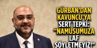 Gaziantep Milletvekili Gürban: “Namusumuza laf söyletmeyiz!”