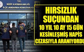 Gaziantep’te yakalanan firari hükümlü tutuklandı