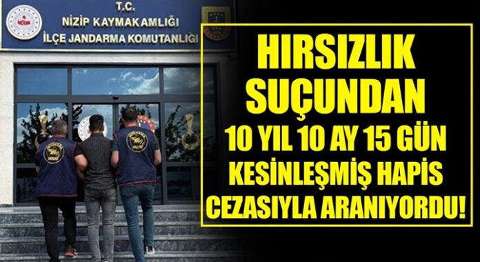 Gaziantep'te yakalanan firari hükümlü tutuklandı