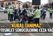 Gaziantep’te motosiklet denetimlerinde 208 sürücüye ceza yazıldı