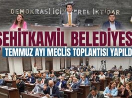 Şehitkamil Belediye Meclisi’nde 11 madde görüşüldü