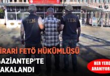 Firari FETÖ’cüye şok operasyon! Gaziantep’te kıskıvrak yakalandı