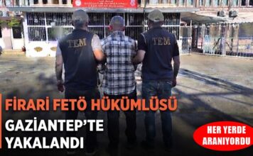 Firari FETÖ’cüye şok operasyon! Gaziantep’te kıskıvrak yakalandı