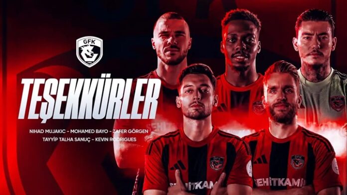 Resmen duyuruldu: Gaziantep FK'da 5 ayrılık birden!