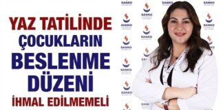 Gaziantep’te ailelere önemli uyarı: Yaz tatilinde çocukların beslenme düzeni ihmal edilmemeli!