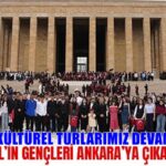 Gaziantep’ten 4 bin 500 genç Anıtkabir’i ziyaret etti