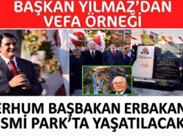 Gaziantep Şehitkamil’de Prof. Dr. Necmettin Erbakan Parkı açıldı