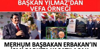 Gaziantep Şehitkamil’de Prof. Dr. Necmettin Erbakan Parkı açıldı