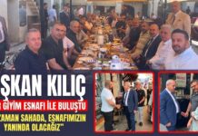 MHP Gaziantep İl Başkanı Kılıç, sahaya indi ve esnafla buluştu