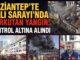 Gaziantep’te korkutan yangın! Halı Sarayı’nın çatısı yandı