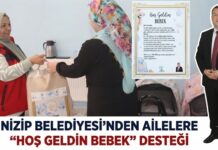 Nizip Belediyesi’nden 1200 aileye “Hoş Geldin Bebek” desteği