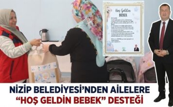 Nizip Belediyesi’nden 1200 aileye “Hoş Geldin Bebek” desteği