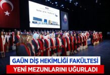 Gaziantep Üniversitesi’nde genç diş hekimlerinin mezuniyet heyecanı