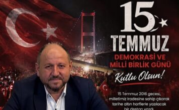 Halef Bilgiç’ten 15 Temmuz Demokrasi ve Millî Birlik Günü mesajı!