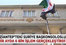 Suriye’nin Gaziantep’teki Başkonsolosluğu, vatandaşlarına yoğun tempoda hizmet veriyor