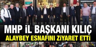 MHP Gaziantep İl Başkanı Kılıç, esnafın sorunlarını dinledi
