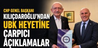 Kılıçdaroğlu, UBK heyetine konuştu : “Övgü yoldan çıkarır, eleştiri düzeltir!”
