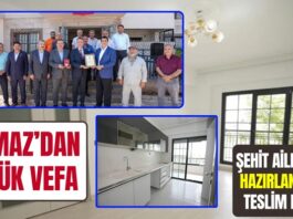 Gaziantep’te şehit ailelerine Başkan Yılmaz’dan büyük vefa