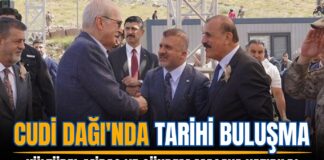 Cudi Dağı’nda önemli buluşma: TBMM Başkanı Kurtulmuş, Kadooğlu ile görüştü