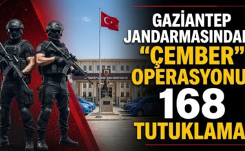 Çember’e takıldılar! Gaziantep’te 2 bin 35 gözaltı, 168 tutuklama