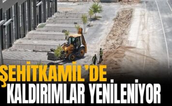 Şehitkamil’de kaldırımlar modern, dayanıklı ve estetik bir görünüme kavuşuyor