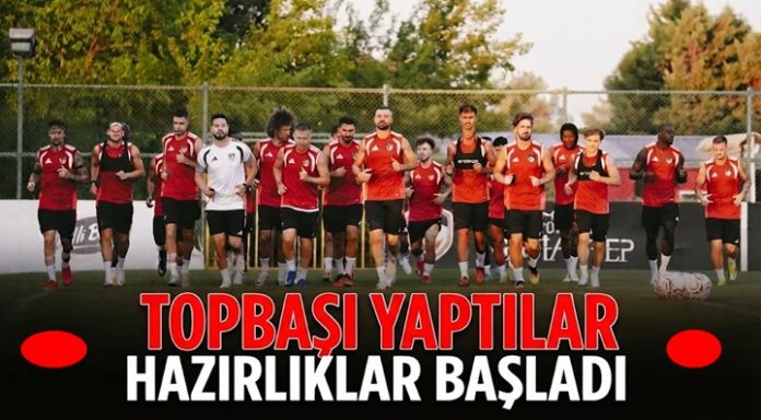 Topbaşı yaptılar! Gaziantep FK, Alanyaspor maçı hazırlıklarına başladı
