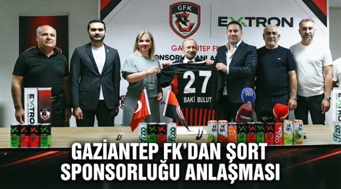 Gaziantep FK Extron ile şort sponsorluğu anlaşması imzaladı