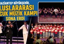 Gaziantep’te Uluslararası Çocuk Müzik Kampı sona erdi